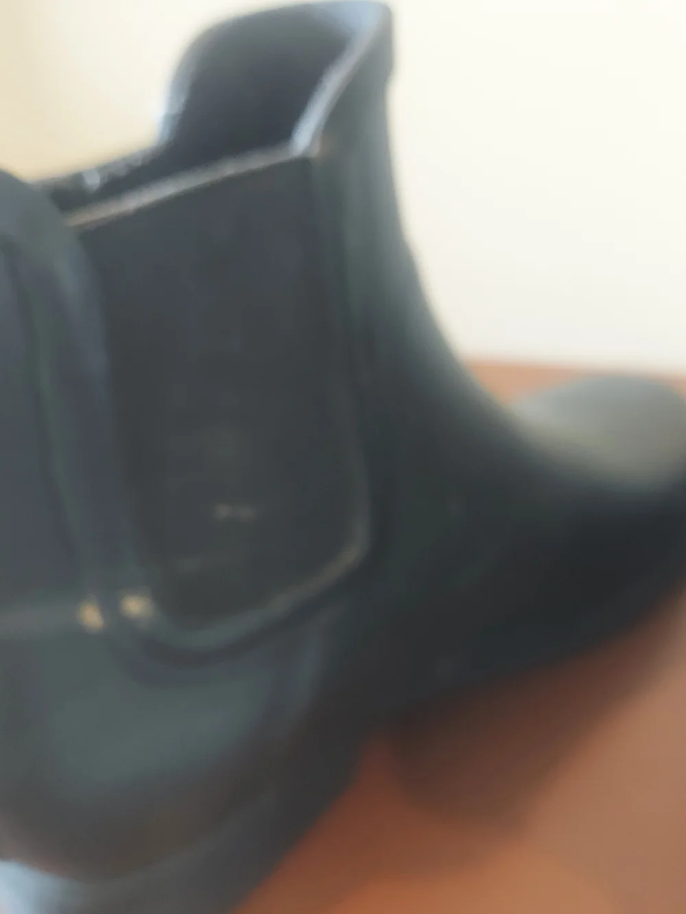 J Crew Black Chelsea Rain Boots - Slip-On Waterproof Ankle Boots